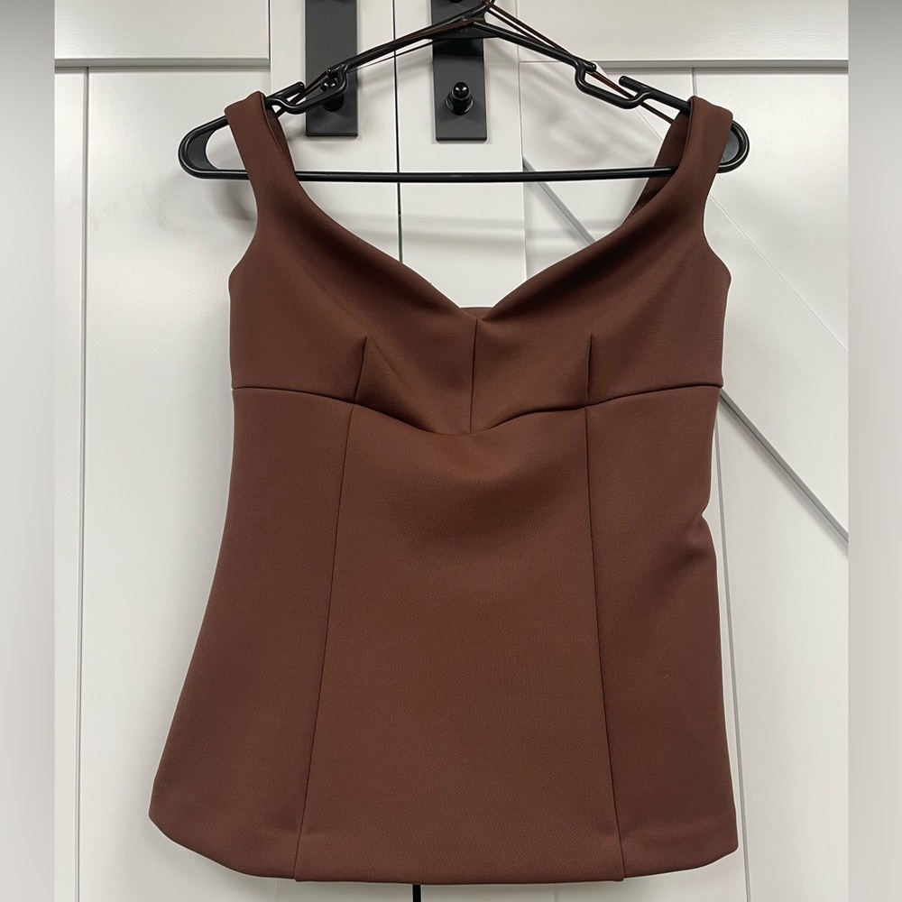 Zara Brown Top - Picture 1 of 5
